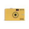 RETO Ultra Wide and Slim 35mm Reusable Daylight Film Camera - 22mm Wide Lens, Focus Free, Light Weight, Easy to Use (Muddy Yellow) view 1