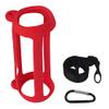Case for JBL flip 6,JOYSOG Silicone Carrying Case Protect Pouch Sleeve Protector Cover Travel Bag with Shoulder Strap for JBL FLIP 6 Bluetooth Speaker (Red) view 1