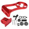 OUKENS Bike Computer Extended, Bike Computer Mount Mount Out Front Bicycle GPS Combo Holder for Outdoor Riding Sports Action Camera(Red) view 4