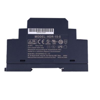(12PACK) HDR Switch Mode DIN Rail Power Supply 120 ? 370 V Dc, 85 ? 264 V Ac Input HDR-15 Series 15W (HDR-15-5)