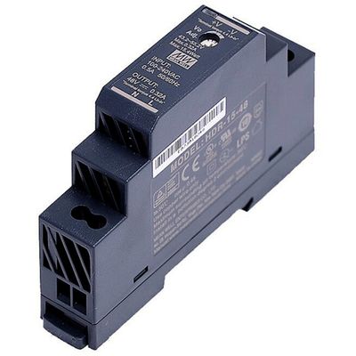 (12PACK) HDR Switch Mode DIN Rail Power Supply 120 ? 370 V Dc, 85 ? 264 V Ac Input HDR-15 Series 15W (HDR-15-48)