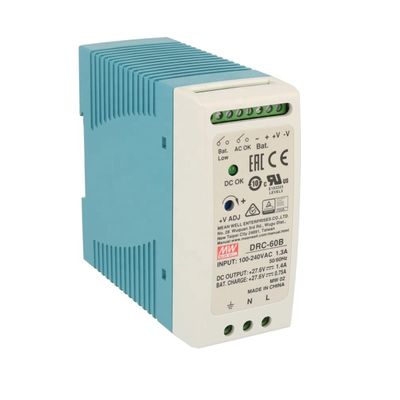 (12PACK) DC-DC Plastic Case with Battery Charger UPS Function DRC-60 Series 59.34?60W (DRC-60B)