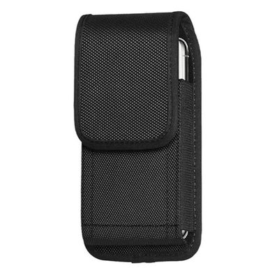 Cell Phone Holster Protable Phone Pouch with D Buckle Outdoor EDC Nylon Carrying Case Sports Waist Pack