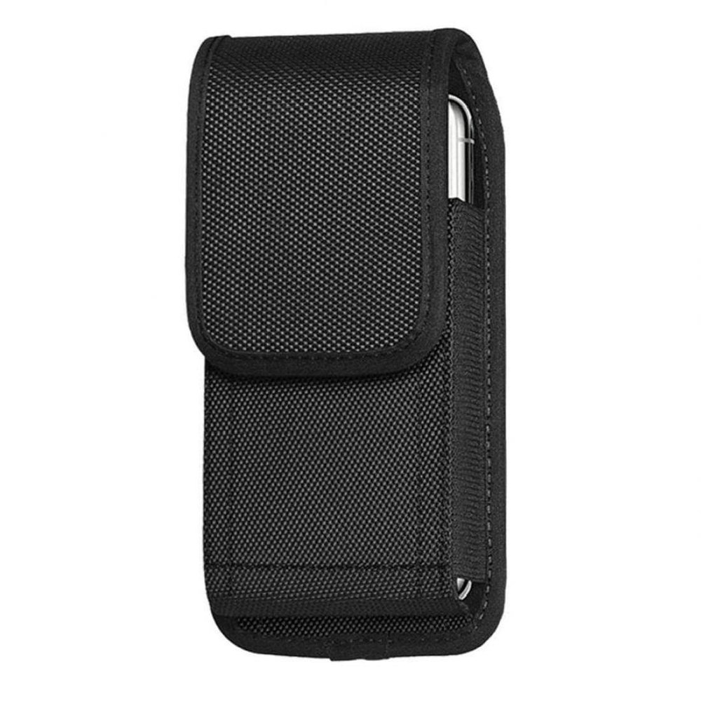 Cell Phone Holster Protable Phone Pouch with D Buckle Outdoor EDC Nylon Carrying Case Sports Waist Pack