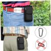 Cell Phone Holster Protable Phone Pouch with D Buckle Outdoor EDC Nylon Carrying Case Sports Waist Pack view 2