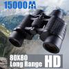 MIUNV 80X80 Binoculars for Adults with Low Light Night Vision Compact HD High Power Optical Telescope 2022 for Bird Watching Traveling Hunting Concert view 2