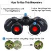 MIUNV 80X80 Binoculars for Adults with Low Light Night Vision Compact HD High Power Optical Telescope 2022 for Bird Watching Traveling Hunting Concert view 3