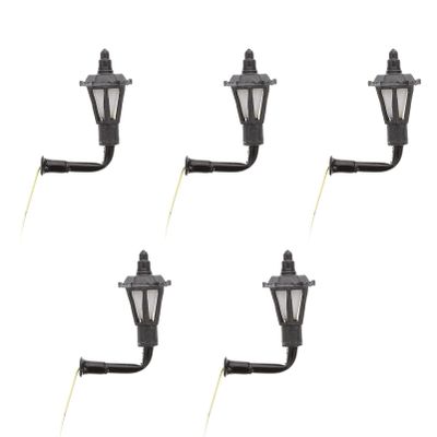 Healifty Elegant European DIY Decorative Wall Sconce Miniature Porch Light Model Lamp for DIY Model Light