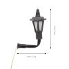 Healifty Elegant European DIY Decorative Wall Sconce Miniature Porch Light Model Lamp for DIY Model Light view 2