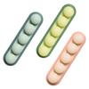 Cord Organizer for Desk YACSEJAO 3 Pack Desktop Cartoon Silicone 4 Slots Desktop Cord Wire Clips Keeper for Organizing Cable Wires-Home, Office, Car, Desk Nightstand view 1