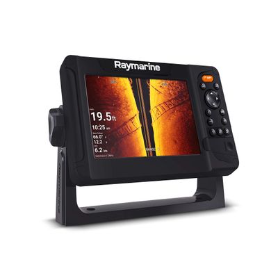 Raymarine Element 7 HV - 7'' Chart Plotter with Chirp Sonar, HyperVision, Wi-Fi, GPS, HV-100 transducer, Lighthouse North America Chart, Black (E70532-05-102)
