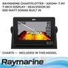Raymarine Axiom+ 7 RV, Multi-Function 7" Display with Integrated RealVision 3D, 600W Sonar, no transducer with North America Lighthouse Chart, Black (E70635-00-102) view 2