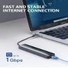 Bundle-2 Items: USB 3.1 USB C Female to USB Male Adapter 5Gbps + 7-in-1 USB-C Hub Multiport Adapter 5Gbps Date Ports view 4
