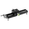 Fotopro Macro Focusing Rail Rack Slider for Close-up Shooting Macro Photography with Quick Release Plate 7.4 Inch Aluminum Alloy Universal Camera Slider for DSLR Camera Camcorder Film Photography view 1