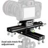Fotopro Macro Focusing Rail Rack Slider for Close-up Shooting Macro Photography with Quick Release Plate 7.4 Inch Aluminum Alloy Universal Camera Slider for DSLR Camera Camcorder Film Photography view 2