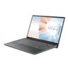 msi Modern 14 14" Ultra Thin and Light Professional Laptop Intel Core i7-1195G7 Iris Xe 8GB 512GB NVMe SSD Win11 - Gray (B11MOU-1025) view 3