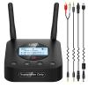 1Mii B06TX+ Long Range Bluetooth 5.3 Transmitter for TV/PC/Projector to 2 Wireless Headphones/Speakers, Bluetooth Adapter for TV w/Screen Display, Plug n Play, aptX Low Latency & Adaptive & HD Audio view 1
