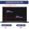 14" Laptop Screen Protector Tempered Glass for HP/Dell/Sony/Samsung/Lenovo/Acer/MSI/LG/Razer Blade 14 Inch Aspect Ratio 16:9 Laptop , 9H Hardness, Anti-fall, Fingerprint Resistant, Bubble Free(309 x 174mm/ W x H) view 2