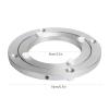 Yuecoom Turntable Plate, Silent Turntable Improved Mute Aluminum Alloy Rotating Hardware Turntable Stable and PreventSlip for DiningTable(5.5 inches) view 2