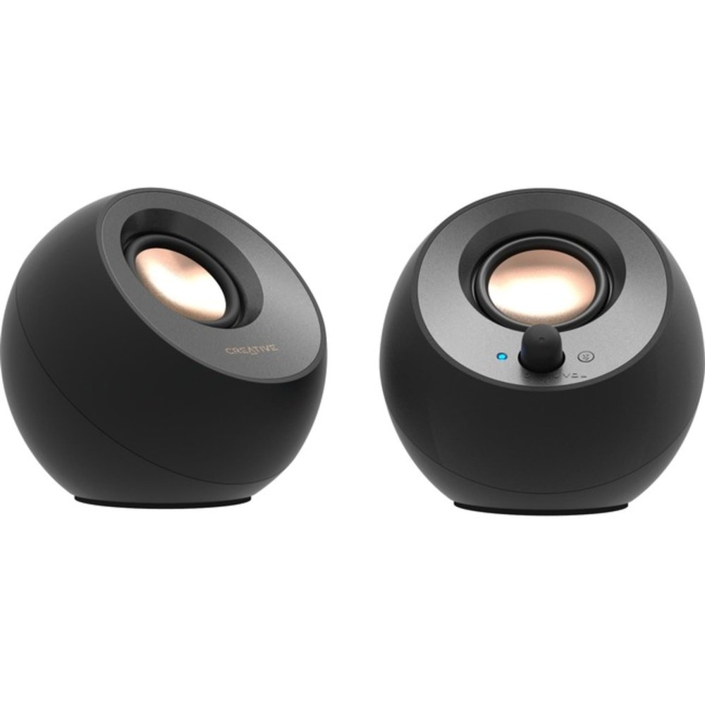 Creative Pebble V3 2.0 Bluetooth Speaker System - 8 W RMS - Black