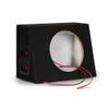GOLDWOOD TR8P Sealed Single Car Speaker Cabinet Box for 8" Dual Woofer view 1