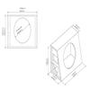 GOLDWOOD TR8P Sealed Single Car Speaker Cabinet Box for 8" Dual Woofer view 2