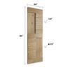 48 in / 60 in X 84 in S Series DIY Knotty Wood Double Sliding Barn Door with Hardware Kit (48 in x 84 in, Unfinished) view 2