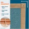 Roving Cove 10ft L x 3ft H Almond Brown Stair Railing Safety Net + 18ft Edge 8 Corners Coffee Brown Corner Guards - Baby Proofing, Edge Protection view 3