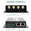EXVIST 5G LTE Modem with SIM Card Slot, 5G DTU with RS232 RS485, 2X Gigabit RJ45, Dual Mode NSA+SA, APN/VPN, Suitable for Electricity, Video Surveillance, Industrial Control etc (RM505Q-AE) view 4
