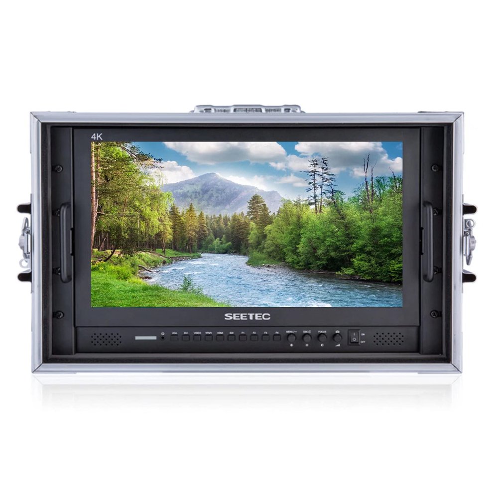 Seetec P173-9HSD-CO Aluminum Design 1920X1080 Full HD Panel Carry-on Broadcast Director Monitor with 3G-SDI HDMI AV YPbPr