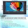 Seetec P173-9HSD-CO Aluminum Design 1920X1080 Full HD Panel Carry-on Broadcast Director Monitor with 3G-SDI HDMI AV YPbPr view 2