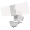 Video Wi-Fi Connected White Wired EdgeLit Motion Activated Outdoor Security Integrated LED Flood Light view 1
