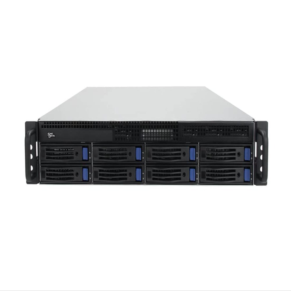 SANS Digital RS-Series RS208X12G 2U 8 Bay 12G SAS/SATA JBOD Direct Connection Rackmount
