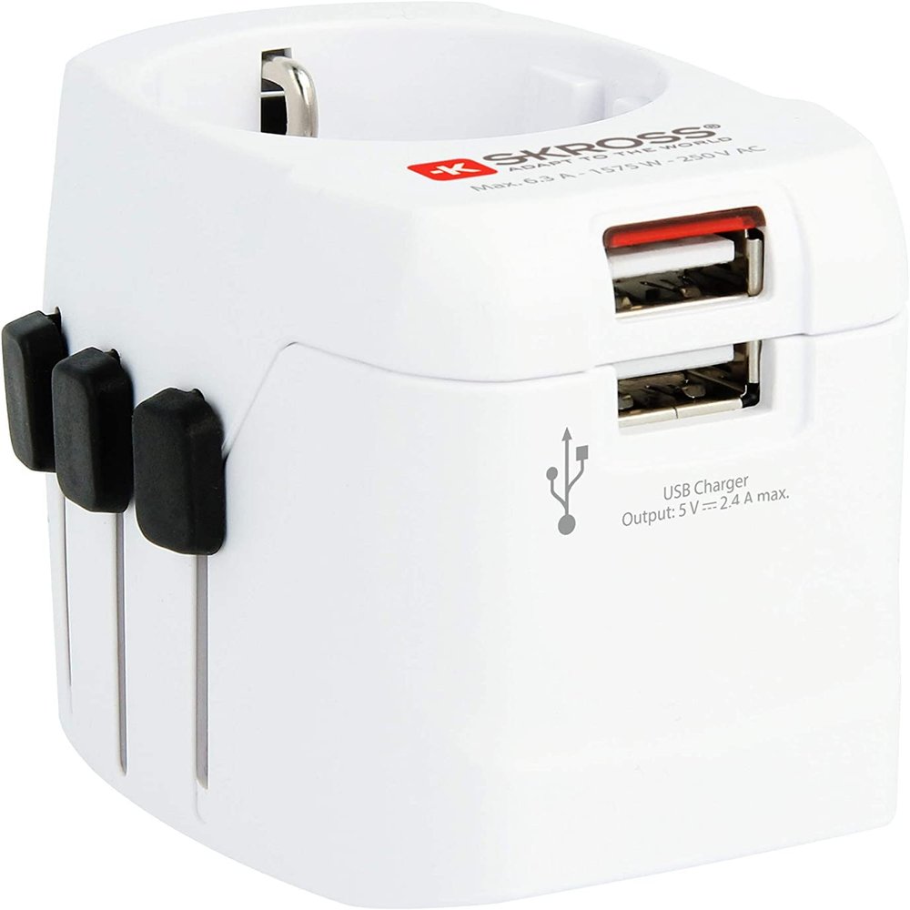 Adaptateur Voyage Secteur Skross Pro Ligh USB