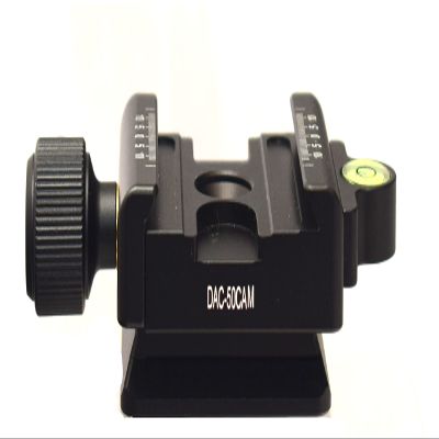 Desmond DAC-50CAM Bi-Directional 50mm QR Arca/RRS/Manfrotto Compatible Clamp Ideal for 90 Mounting w Removable Dual Dovetail