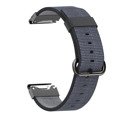 KFAA 22mm Nylon Watchband For Garmin Fenix 6 6X Pro Wristband Strap Fenix 5 5Plus 935 S60 Quatix5 Quick Release Smartwatch Accessory (Color : Black, Size : For Approach S60 S62)