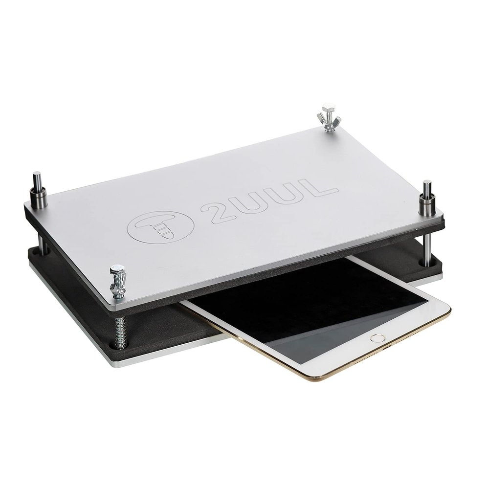 2 in 1 2UUL Large Professional Press Clamp for Tablet Screen Repair with 2UUL OX JIG Multifunction PCB Board Holder Fixture