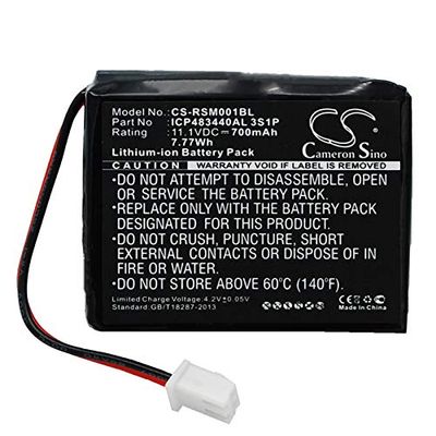XSPLENDOR XSP Replacement Battery for Soldi Smart Banknote Tester, Soldi Smart PN ICP483440AL 3S1P