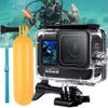 ZLMC 60M Waterproof Case for GoPro Hero 13/12/11/10/9 Black, Protective Underwater Dive Housing Shell + Holding Selfie Stick Floating Stick for Go Pro Hero 12 Hero 11 Hero10 Hero9 Action Camera view 1