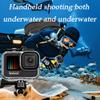 ZLMC 60M Waterproof Case for GoPro Hero 13/12/11/10/9 Black, Protective Underwater Dive Housing Shell + Holding Selfie Stick Floating Stick for Go Pro Hero 12 Hero 11 Hero10 Hero9 Action Camera view 2