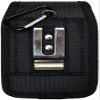 New Large Size Nylon Pouch (Belt Clip) for Freestyle Libre 3 & Freestyle Libre 2 with Cover (Case) On (V2L-Black) view 2