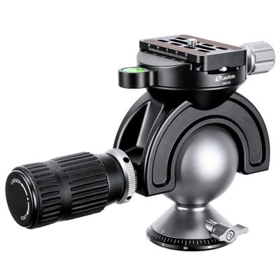MH-50 Ball Head Tripod Mount Handlebar, Compatible for Arca Swiss with 38mm Plate, 3/8 Screw, Weight 756g, Maxload 25kg, Flexible Field Equipment