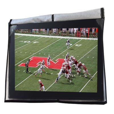acoveritt Outdoor 70 TV Set Cover,Scratch Resistant Liner Protect LED Screen Best-Compatible with Standard Mounts and Stands (Dark Gray)
