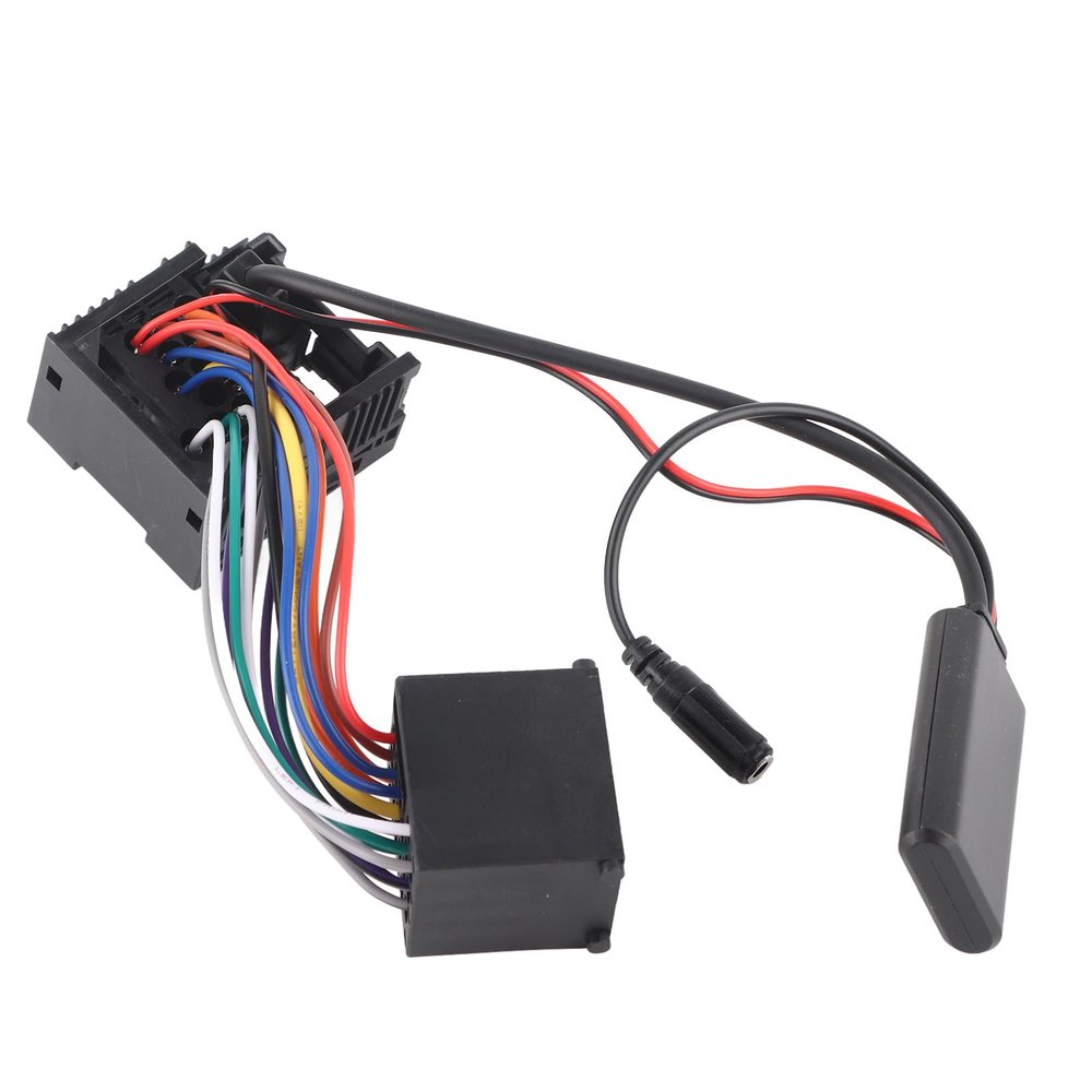 Car Bluetooth Receiver, Car 10 Pin Bluetooth Module Adapter AUX in Cable Replacement for E46 320 325 323 328 330 M3 3Series with Micphone Console Parts