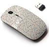 2.4G Wireless Mouse with Cute Pattern Design for All Laptops and Desktops with Nano Receiver - Colorful view 1