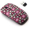2.4G Wireless Mouse with Cute Pattern Design for All Laptops and Desktops with Nano Receiver - Floral Stylish Blooming view 1