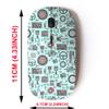 2.4G Wireless Mouse with Cute Pattern Design for All Laptops and Desktops with Nano Receiver - auto Spare Parts view 2
