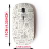 2.4G Wireless Mouse with Cute Pattern Design for All Laptops and Desktops with Nano Receiver - Childish Mountain Castle view 2