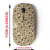 2.4G Wireless Mouse with Cute Pattern Design for All Laptops and Desktops with Nano Receiver - Floral Design view 2