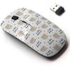 2.4G Wireless Mouse with Cute Pattern Design for All Laptops and Desktops with Nano Receiver - Childish view 1